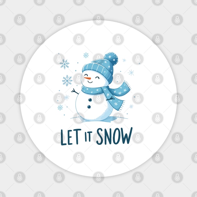 let it snow Magnet by MZeeDesigns